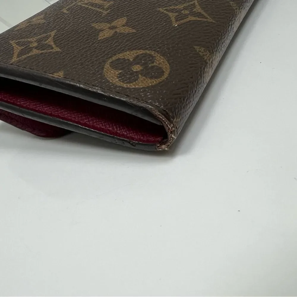 LOUIS VUITTON LONG WALLET MONOGRAM CANVAS BROWN